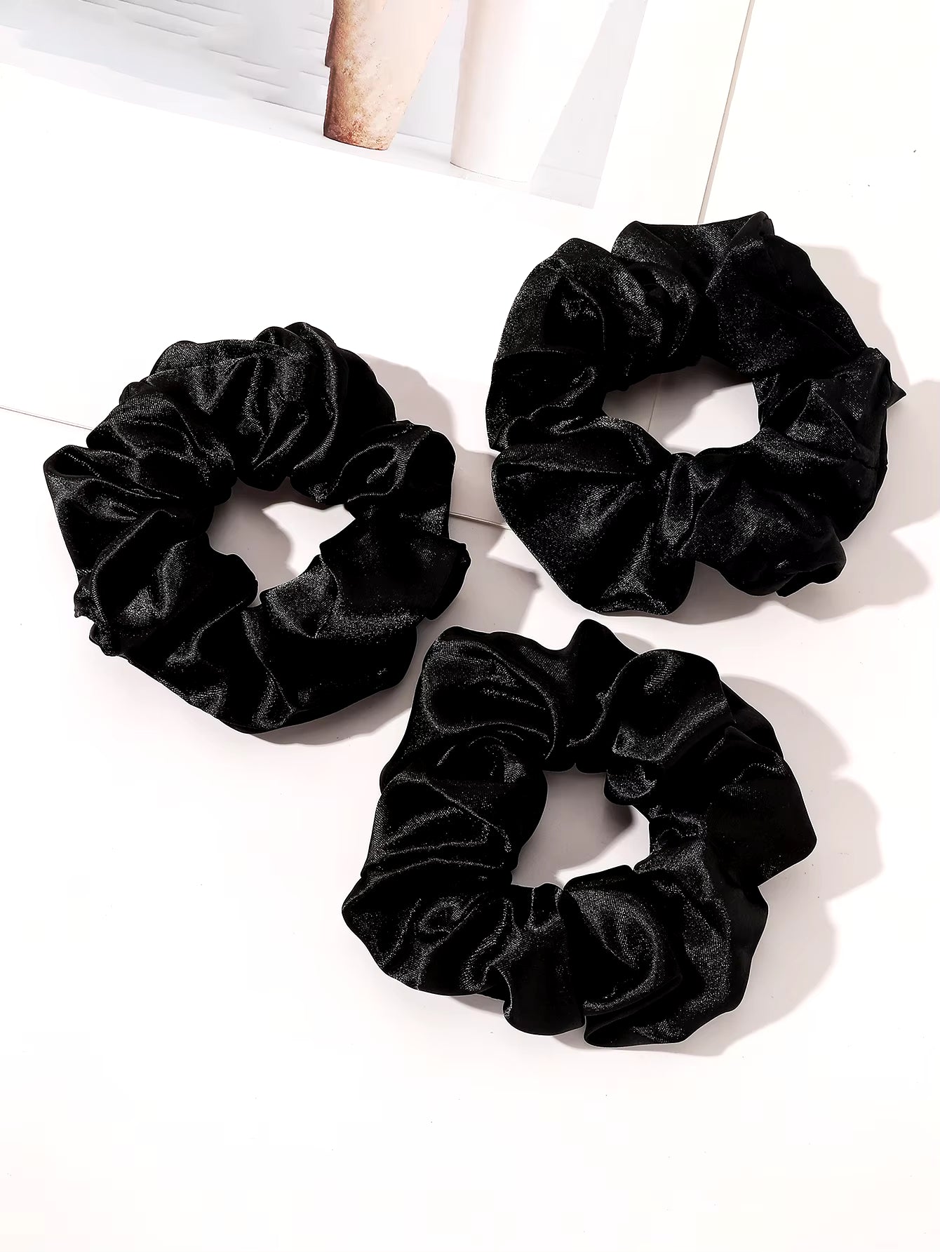 Satin Scrunchies Soft than Silk Scrunchies Elastics Bands Ponytail Holder