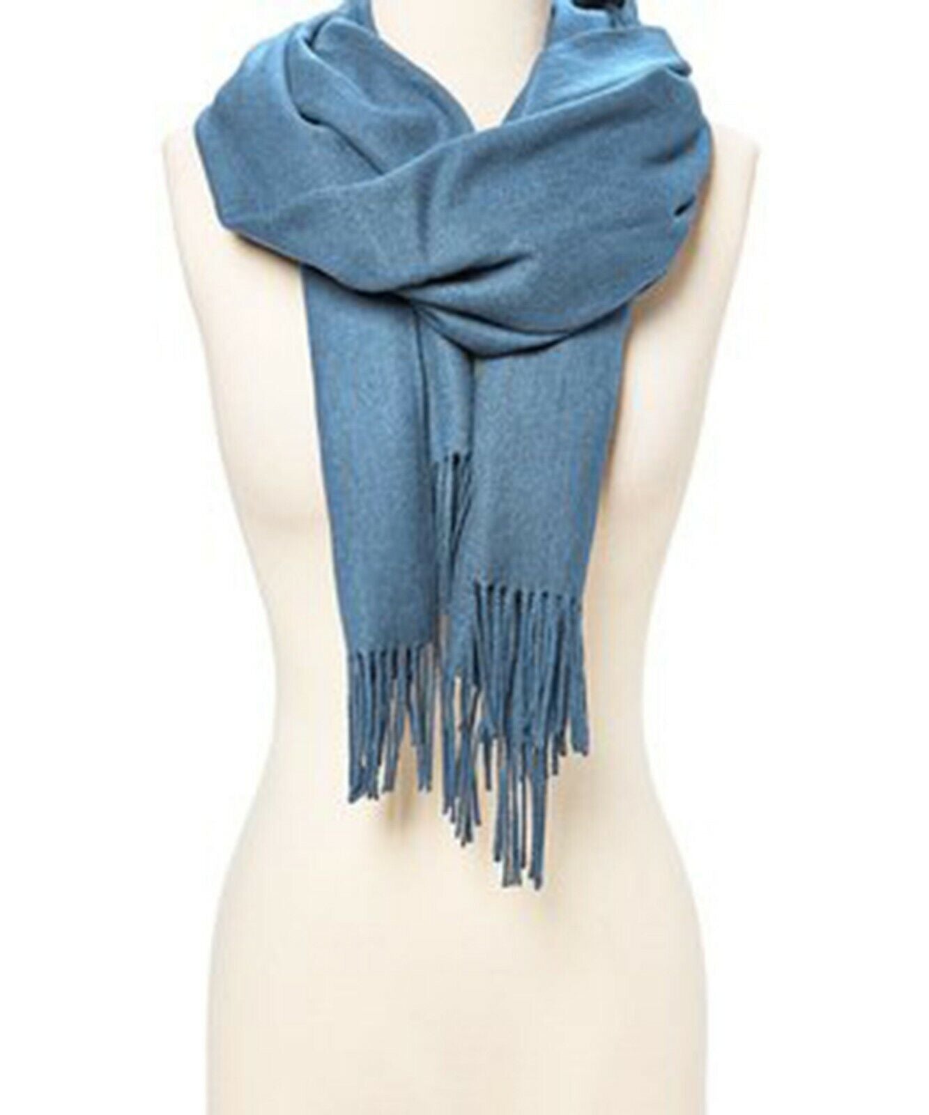 Soft Silk Shawl Wrap Women Pashmina Solid Scarf Stole Cashmere Wool Ladies Scarf