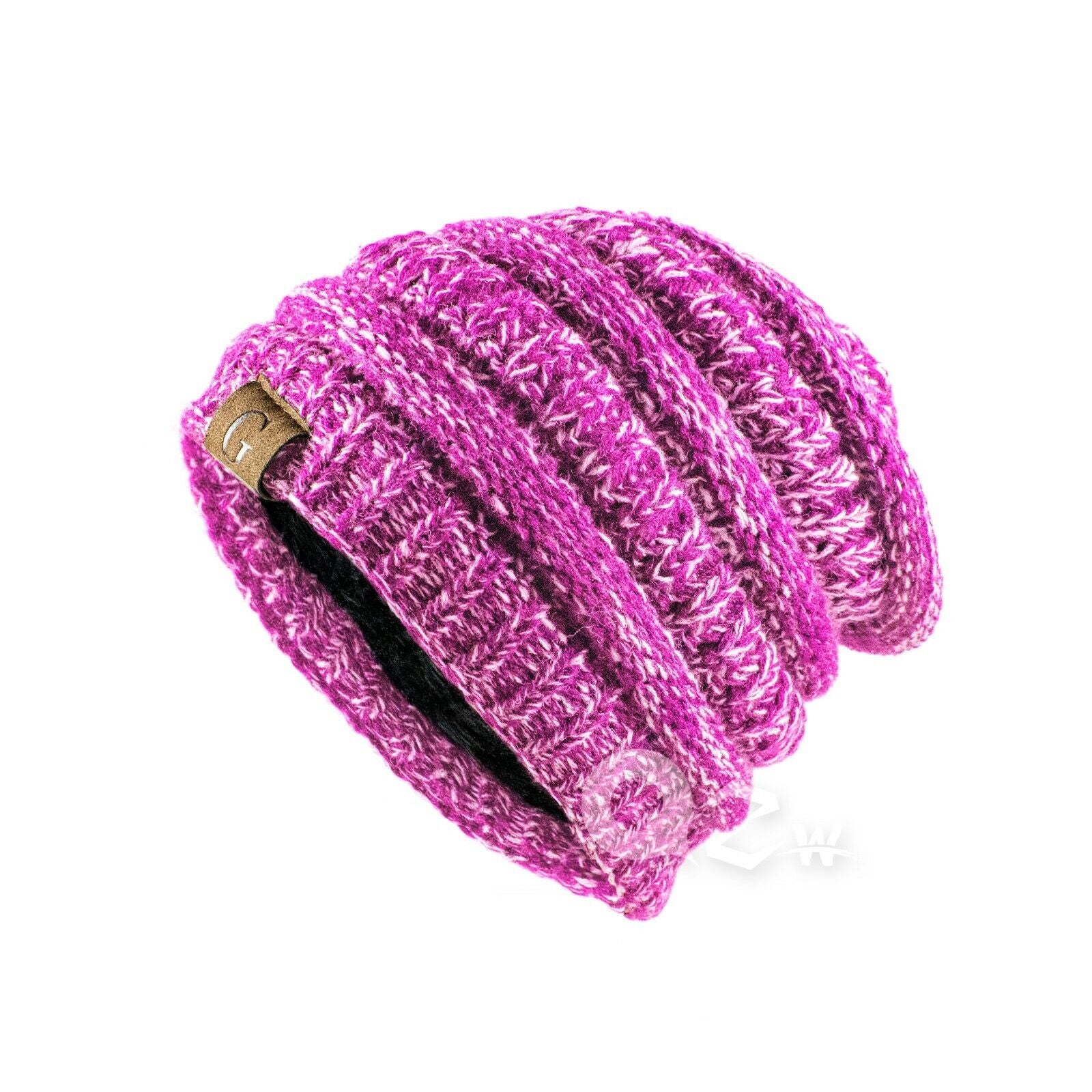 Women'S Men Knit Slouchy Baggy Beanie Oversize Winter Hat Ski Fleece Slouchy Cap